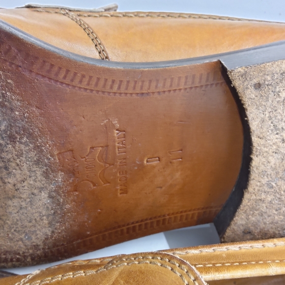 L Panelli Slip on Tan Leather Loafers - Picture 6 of 16